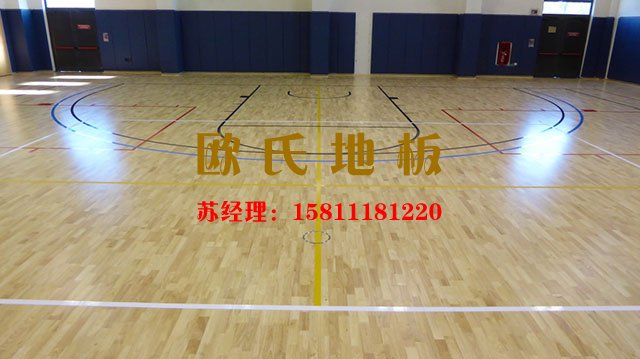 籃球館運(yùn)動木地板廠家——?dú)W氏地板
