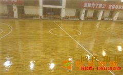 硬木企口籃球場木地板施工技術